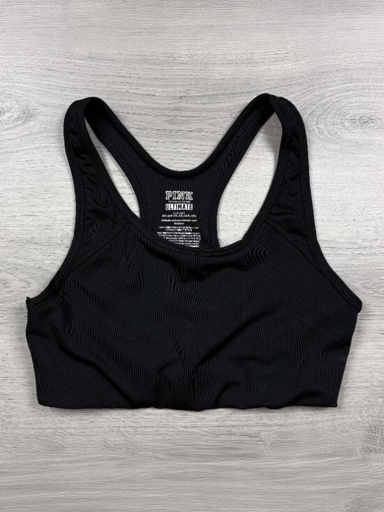 PINK Victoria's Secret Other - Victoria's Secret PINK Women’s Ultimate Sports Bra Black Size Small